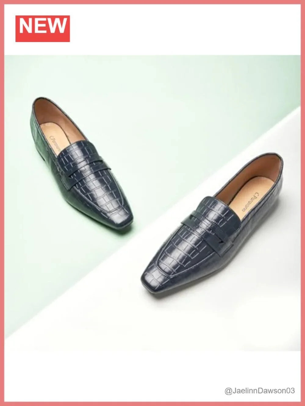 Women's Penny Loafers Slip On Square Toe Flat Shoes Breathable Lambskin